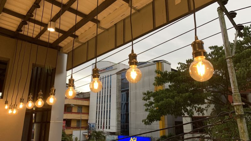 Courtyard Light Installation in Olathe, KS