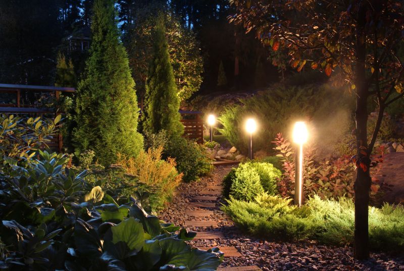 Garden Lighting Installation in Overland Park, KS