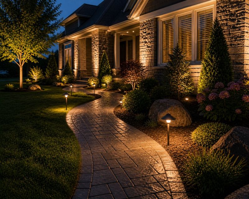 Garden Lighting Installation in Littleton, CO