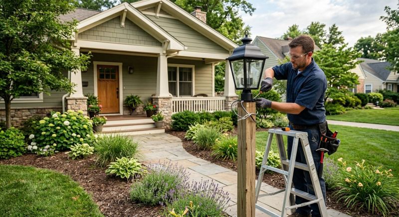 Landscape Lighting Repair in Overland Park, KS